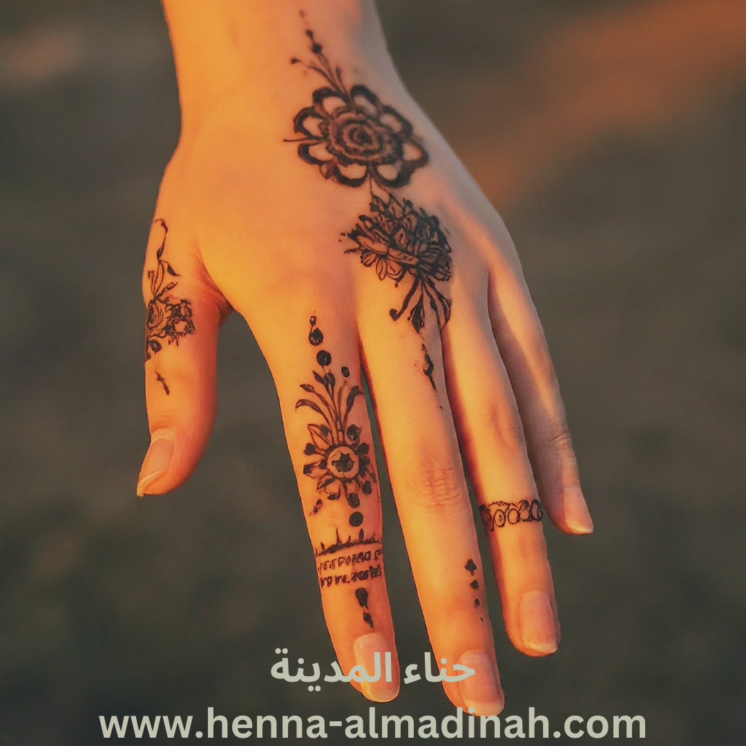 نقش حناء ناعم